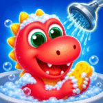 Cute Dino daycare game MOD Unlimited Money 29.0