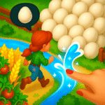 Farm Town Merge Village Story MOD Unlimited Money 4.90